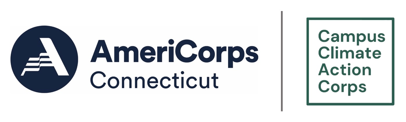 AmeriCorps Connecticut Logo and Campus Climate Action Corps Logo