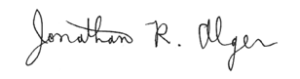 jonathan alger signature