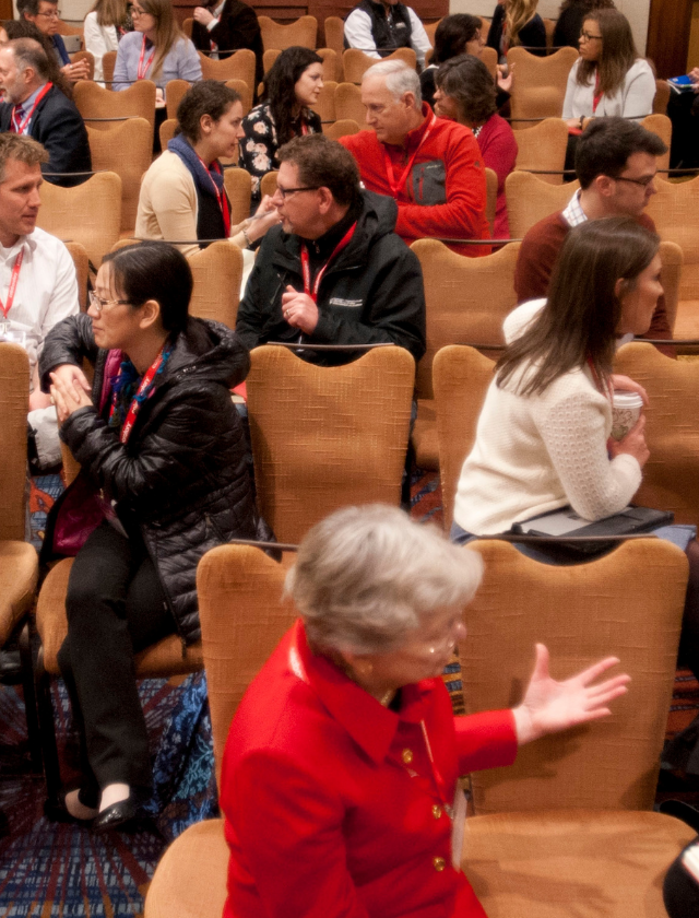 audience at a conference