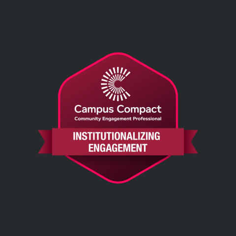 institutionalizing engagement digital badge