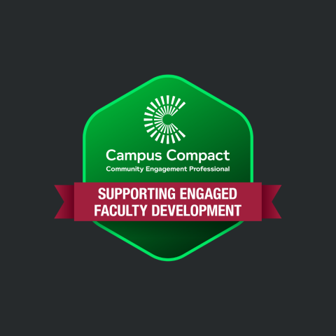 supporting engaged faculty development digital badge