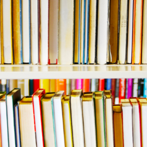 books on a shelf