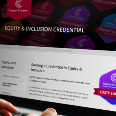 equity & inclusion credential webpage