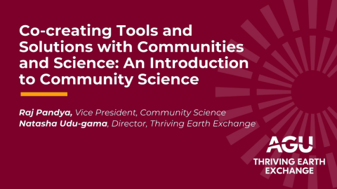 Co-creating Tools and Solutions with Communities and Science: An Introduction to Community Science