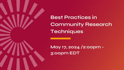 Best Practices in Community Research Techniques